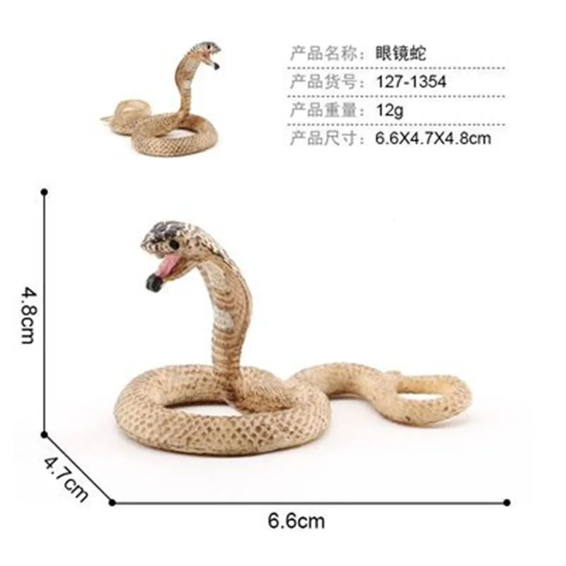 Naujas Modeliavimo Ropliai Augimo Proceso Modelis, Vaikų Mini Gyvūnų Kobra Python Boa Constrictor PVC Veiksmų Skaičiai Lėlės žaislas Vaikams 4
