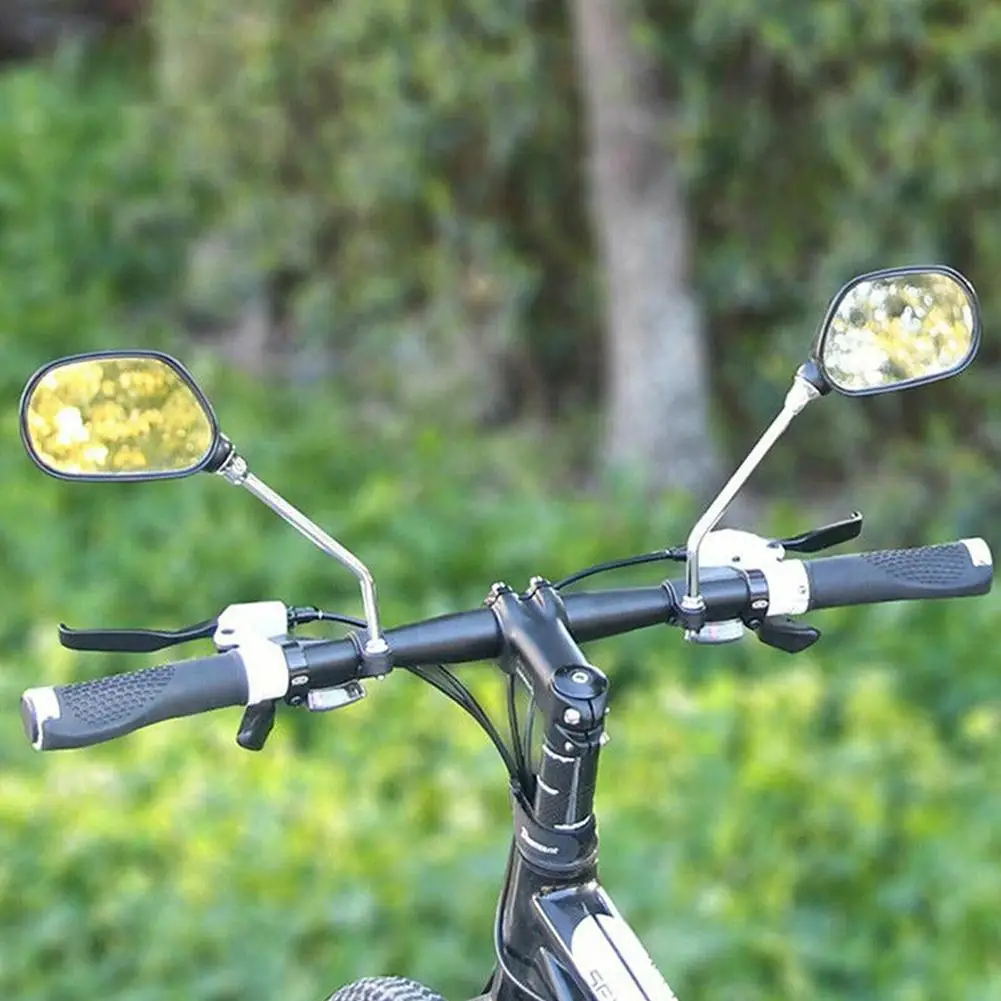 2vnt Dviratį Dviračiu, MTB Vairo Kolonėlė Galinio vaizdo Šoniniai Veidrodžiai Endoprotezų Motociklo galinio vaizdo Veidrodis Dviračių Priedų 1