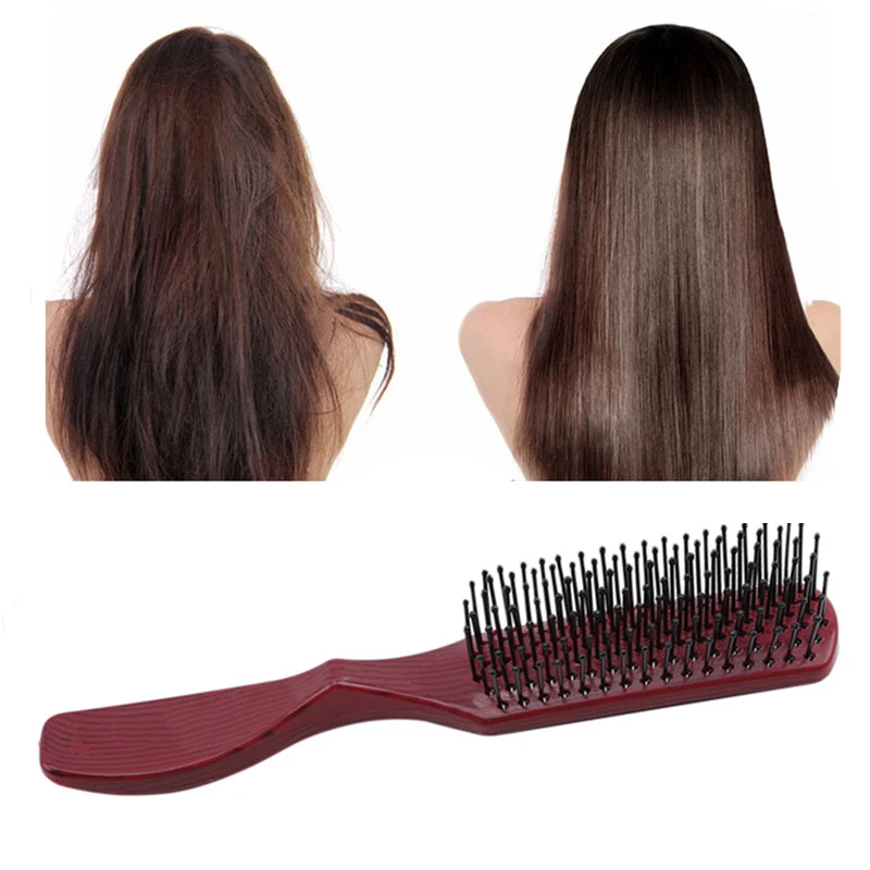 Plaukų Formavimo Hairbrush Moterų Drėgnų Plaukų Šepetys Šukos Profesionali Plaukų Šepečių Masažas Šukos Plaukams Kirpykla, Kirpyklų Įrankiai 4