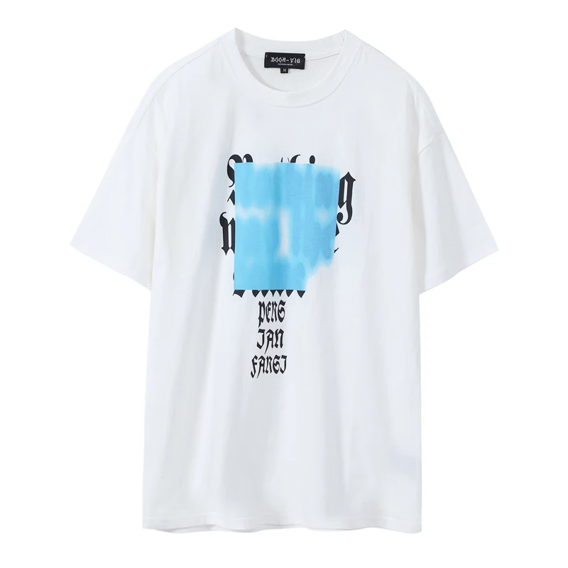 UNCLEDONJM Naują atvykimo 2021 Simbolių spausdinimo negabaritinių marškinėliai Hip-Hop Streetwear Marškinėlius Harajuku Vasaros vatos Pagaliukai Tees BV-9863 1