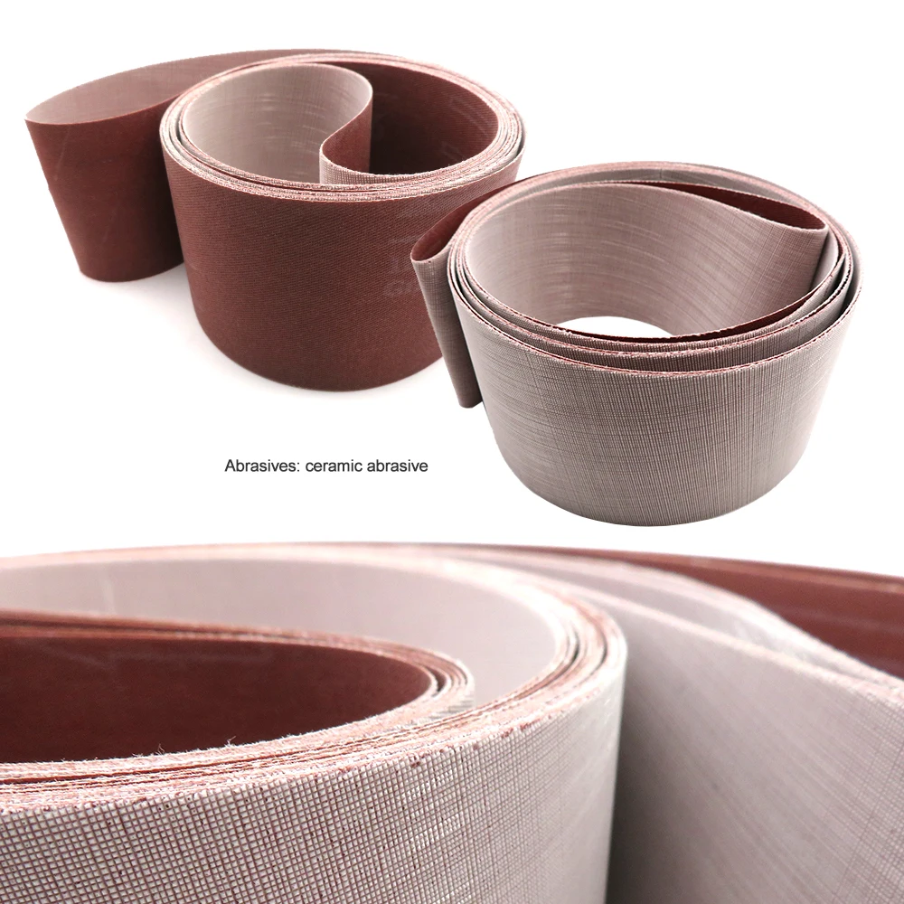 2 VNT 50*2100MM Keramikos Abrazyviniai Šlifavimo Diržai švitriniu popieriumi dėl Poliravimo, Šlifavimo, Abrazyviniai Įrankiai 4