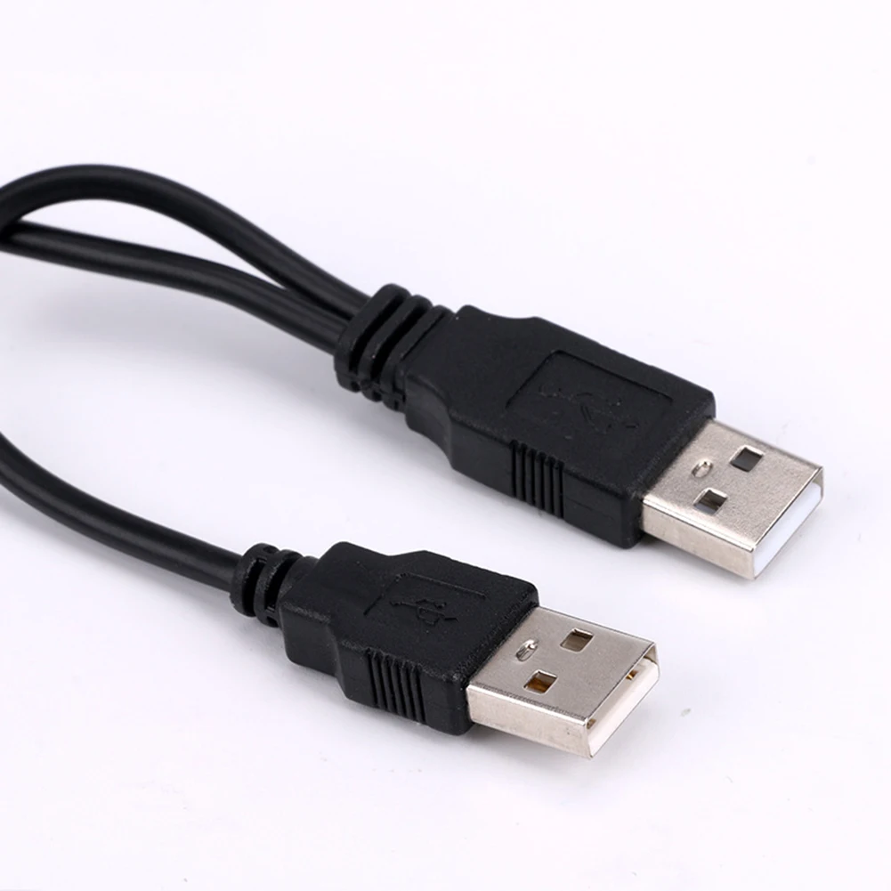 Didelės Spartos Dual USB 2.0 prie SATA HDD Standųjį Diską Keitiklį Adapterio Kabelis 3