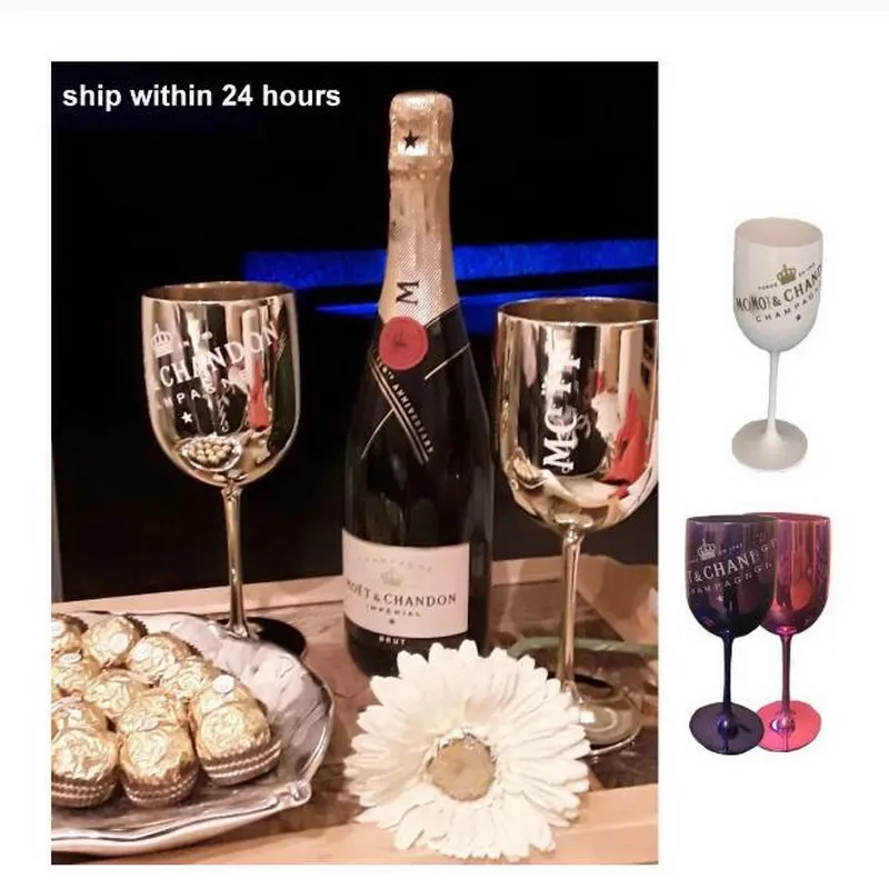 2vnt Vyno Šalis Balta Šampano Dolerius Kokteilis Stiklo Fleitos Taurės Goblet Danga Plastiko, Stiklo Viskio Taures 1
