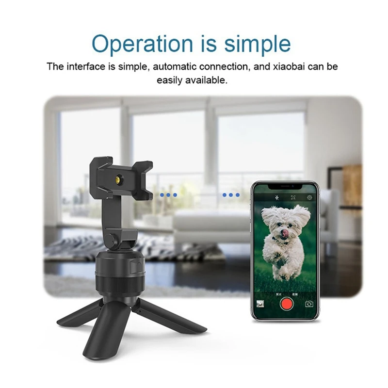 Populiariausi Pasiūlymai AI 3 in 1 Auto Smart Atlikite Selfie Stick Nešiojamų 360 Laipsnių Sukimosi Trikojo Vlog Gyventi Trikojo, Fotoaparato, Telefono Laikiklis 5