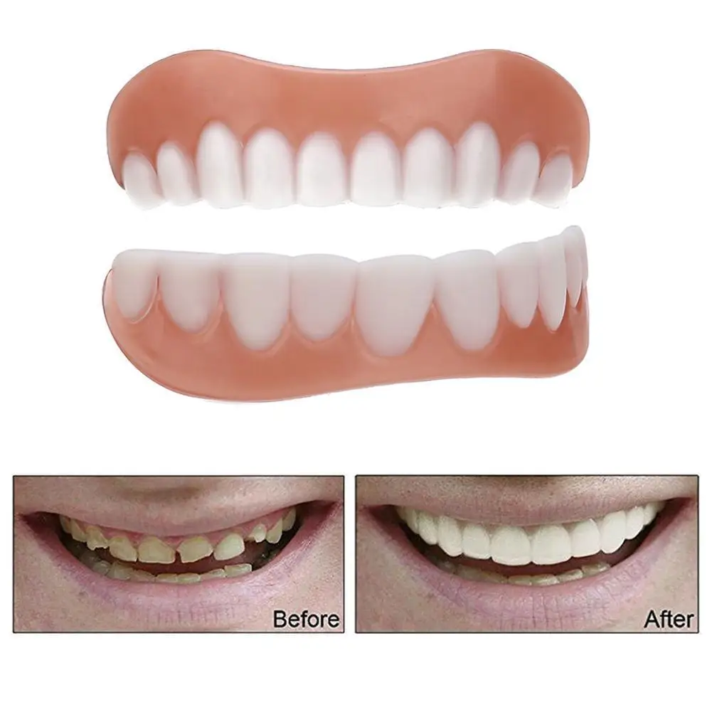 Dirbtiniai Dantys Dantų Padengti Puikus Juoktis Laminatės dantų Protezų Higienos Petnešos Netikrą Už Dantų Priemonės Apima Pasta Kosmetikos Žodžiu H7C3 1