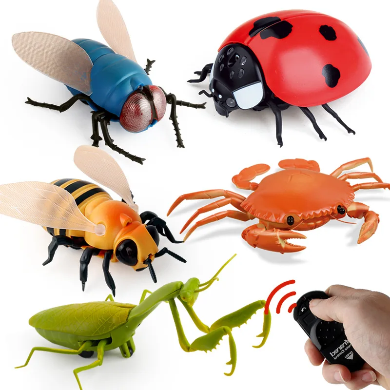 Modeliavimas Gyvūnų Modelio Keista, Modeliavimo Spindulių Nuotolinio Valdymo Vabzdžių Skristi Bičių Biedronka Krabų Mantis Apgauti Žaislas 3