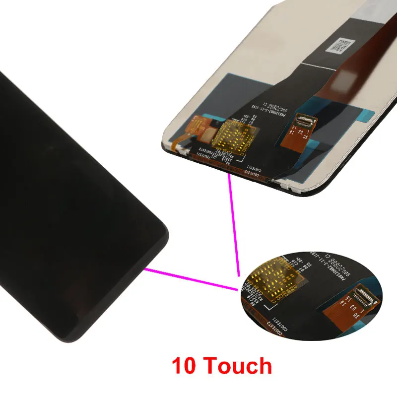 Raugee Originalus LCD Ekranas Xiaomi Poco M3 Jutiklinis Ekranas skaitmeninis keitiklis 10 Jutiklinis Ekranas Replament Už Xiaomi Poco M3 M2010J19CG 0