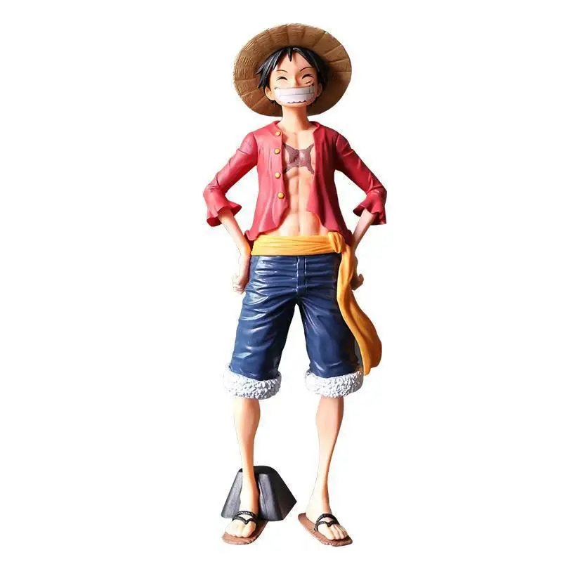 27cm One Piece Anime Personažai Laughing Out Loud Beždžionė D Luffy Pakuotėje Klasikinis Modelis Žaislai Veiksmų Skaičius, Lėlės Vaikų Dovanų 0