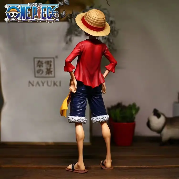 27cm One Piece Anime Personažai Laughing Out Loud Beždžionė D Luffy Pakuotėje Klasikinis Modelis Žaislai Veiksmų Skaičius, Lėlės Vaikų Dovanų 1