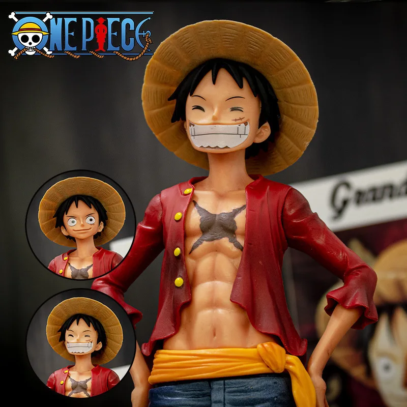 27cm One Piece Anime Personažai Laughing Out Loud Beždžionė D Luffy Pakuotėje Klasikinis Modelis Žaislai Veiksmų Skaičius, Lėlės Vaikų Dovanų 3