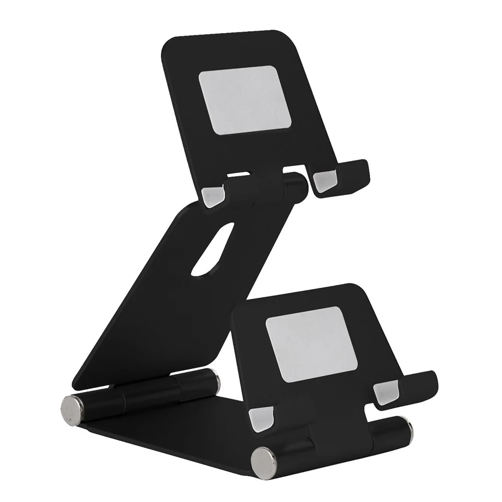 Tablet Stand Paramos Kelionių Mobiliojo Telefono Sulankstomas Anti Slip Darbalaukio Aliuminio Lydinio Multi Kampas Universalus Mount Dvejopo Naudojimo 5