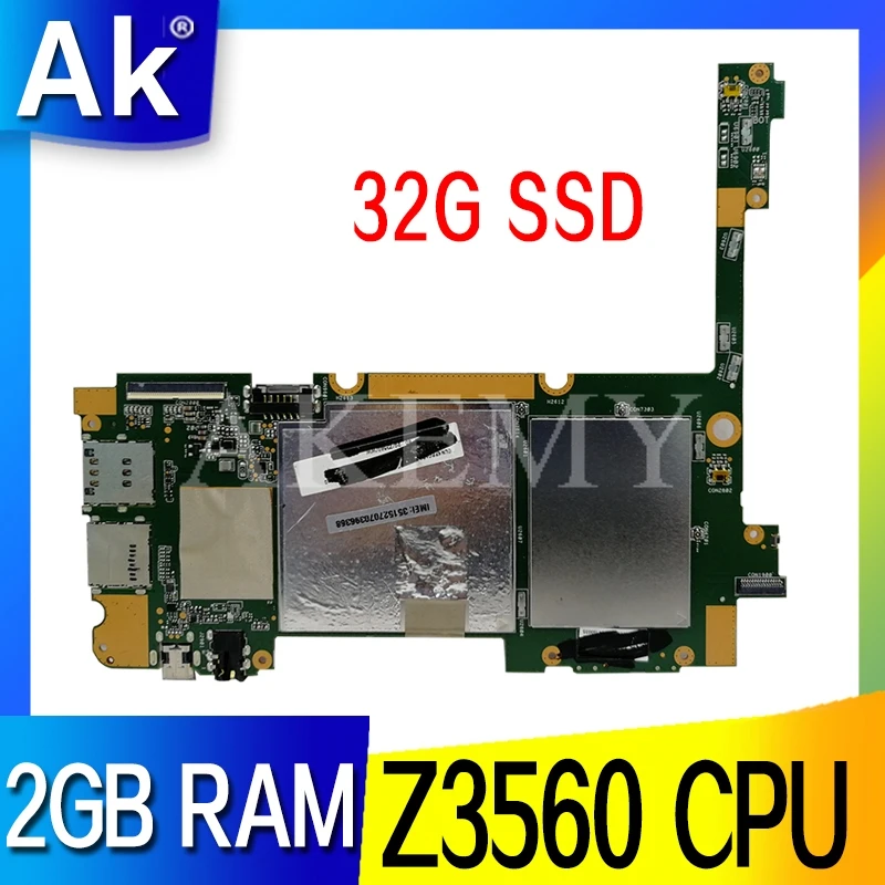 NAUJAS originalus 90NP01T0-R00010 60NP01T0-MB5100 Už Asus ZenPad 10 Z300CL planšetinio kompiuterio pagrindinė plokštė 32G SSD 2GB RAM Z3560 CPU Mainboard 2