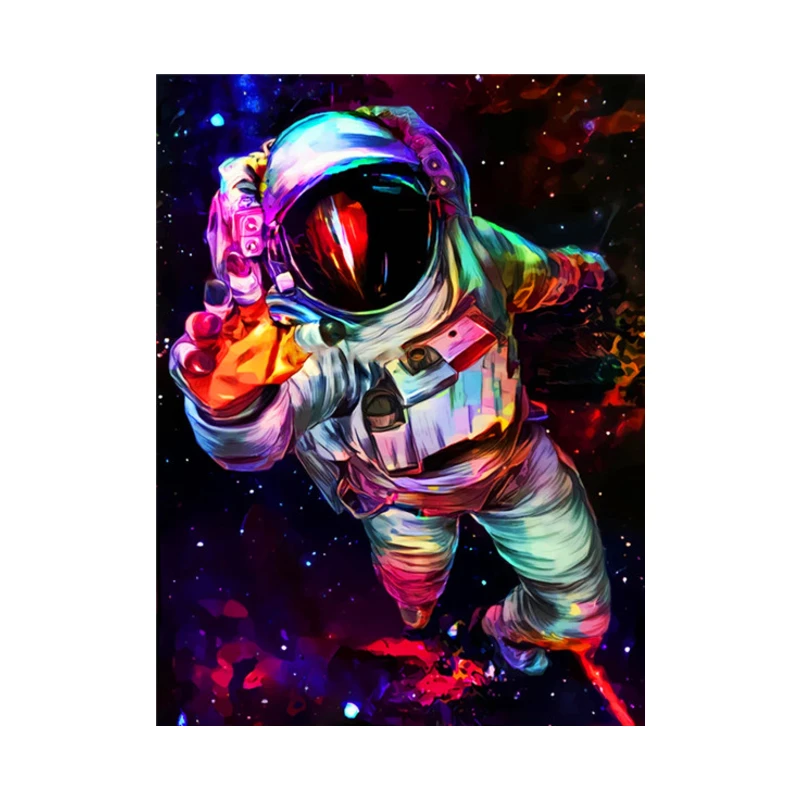 Kosmoso Astronautas Marso Mėnulio Tyrimų Drobė, Tapyba Spausdinti Meno Plakatas Freskos Miegamojo Kambarį Namo Apdaila Visatos Planeta 0
