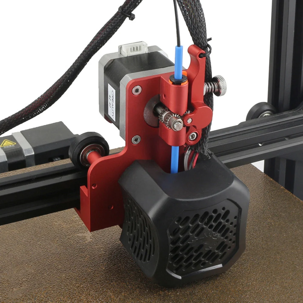 3D Dviguba Pavara Ekstruderiu Nustatyti Aliuminio Lydinio Atnaujinti Direct Drive 3D Spausdinimo Ekstruderiu Creality Ender 3/3/V2 Priedai 1