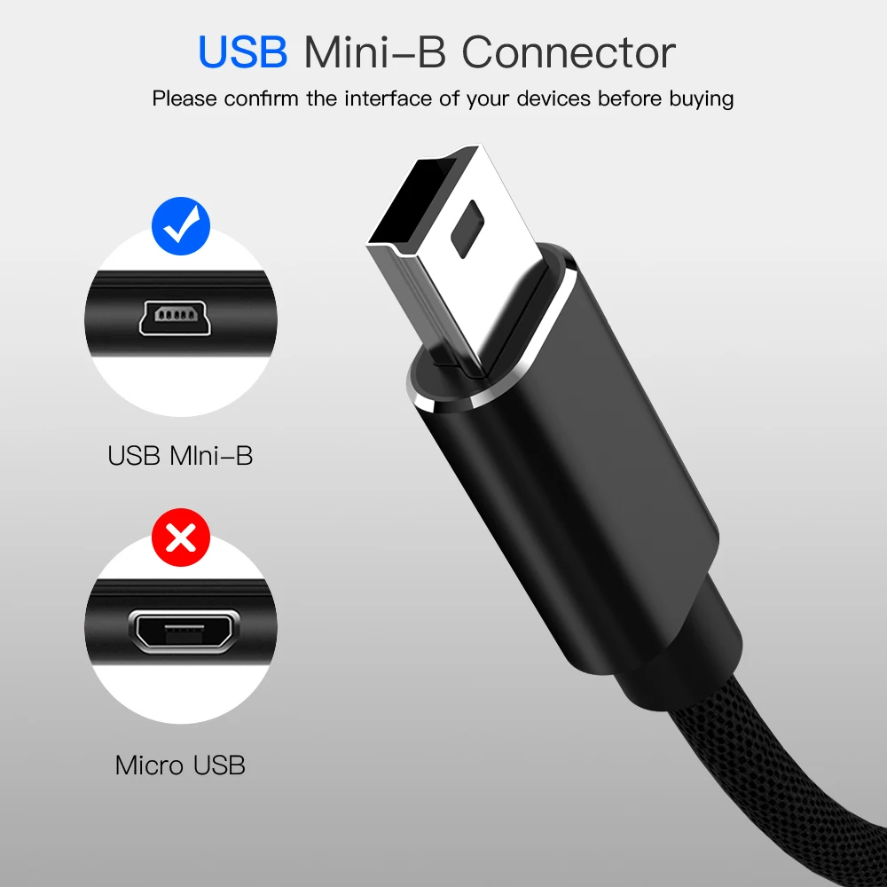 5 Pin B Kabelį Male į USB 3.0 Moterų Metalinio Laido Adapteris Automobilinis MP4 Mini USB3.0-Micro USB-B OTG Micro B USB prailginimo Kabelis 4
