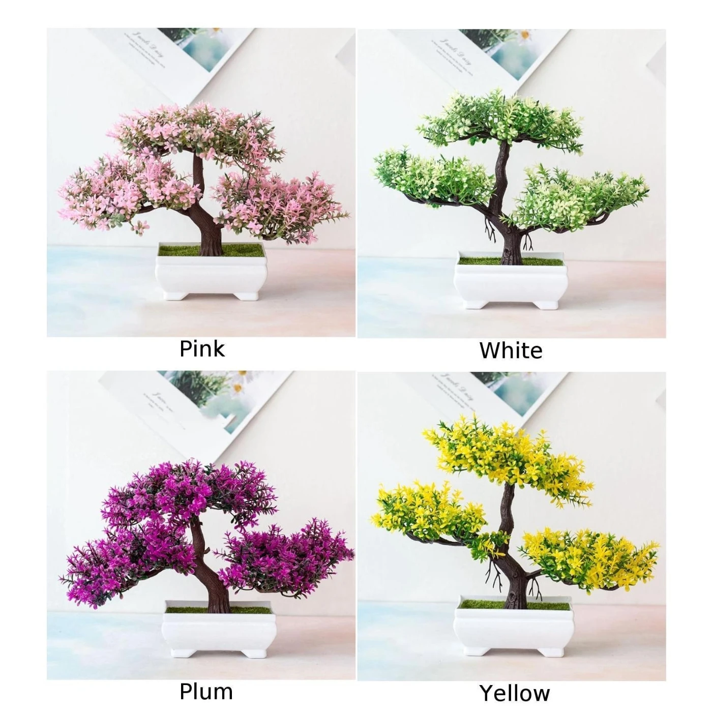Dirbtiniai Augalai Pušies Bonsai Nedidelis Medis Vazoniniams Augalams Netikrą Vazoninių Gėlių Ornamentais Namų Apdailos Viešbučio Sodas Dekoras 2