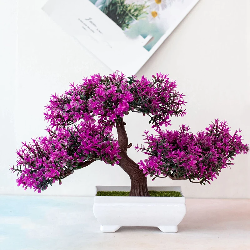 Dirbtiniai Augalai Pušies Bonsai Nedidelis Medis Vazoniniams Augalams Netikrą Vazoninių Gėlių Ornamentais Namų Apdailos Viešbučio Sodas Dekoras 3