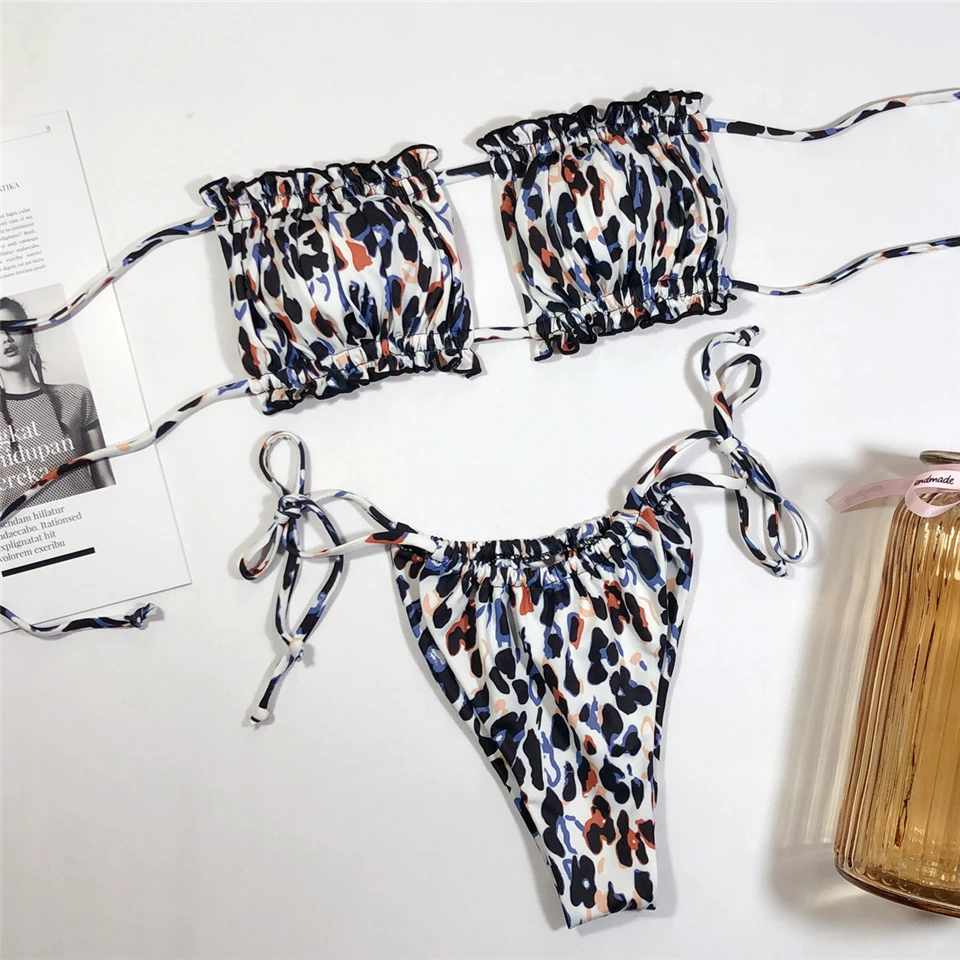 JESSIC Bikini Nustatyti Moterų maudymosi kostiumėlį Vasaros Paplūdimio Drabužiai Brazilijos Biquinis Feamle Maudymosi Kostiumai 2021 Seksualių Moterų Bikini maudymosi Kostiumėliai 0