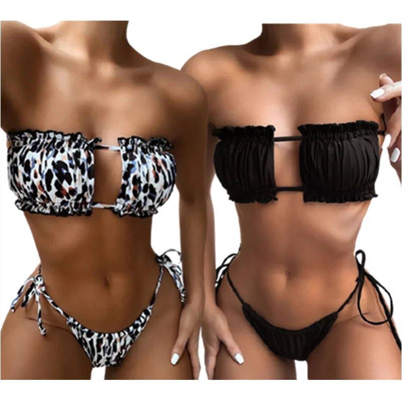 JESSIC Bikini Nustatyti Moterų maudymosi kostiumėlį Vasaros Paplūdimio Drabužiai Brazilijos Biquinis Feamle Maudymosi Kostiumai 2021 Seksualių Moterų Bikini maudymosi Kostiumėliai 3