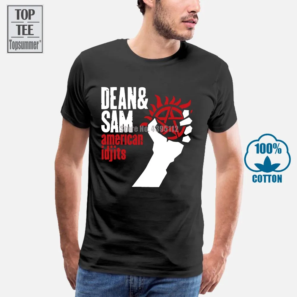 Sexemara Naujų 2020 M. Fitneso Antgamtinių Dekanas&Sam Amerikos Idjits Green Day Sitcoms Pora Karšto Pardavimo Žmogus Vyrų Vyrų T-Shirt 1