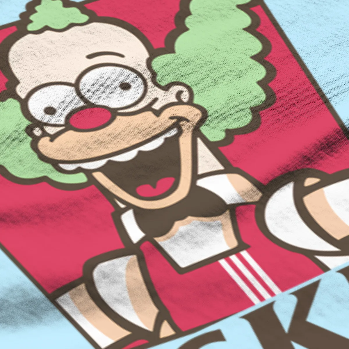Springfield Krusty Burger Essentials Streetwear Apvalios Apykaklės Tshirts 79461 0