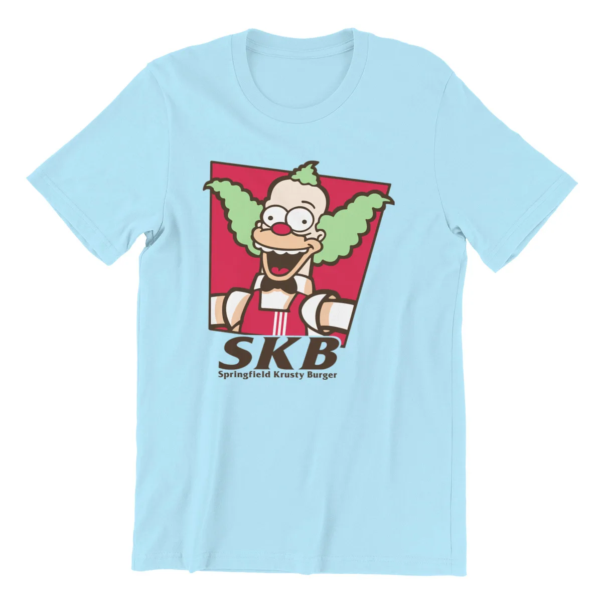 Springfield Krusty Burger Essentials Streetwear Apvalios Apykaklės Tshirts 79461 5