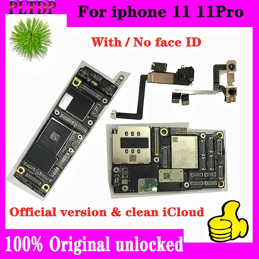 Original Atrakinta iPhone, 11 ir 11 PRO Motininę Su/No Face ID Visą žetonų Išbandyti Paramos iOS update Logika valdyba 4