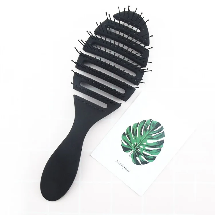 1pcs šlapias šepetys Šukos priemonė, kirpykla Plaukų Šepetys Plaukų Formavimo Priemonių Kovos su Raizginys Anti-static Galvos Masažas Hairbrush Magija Šukos 0