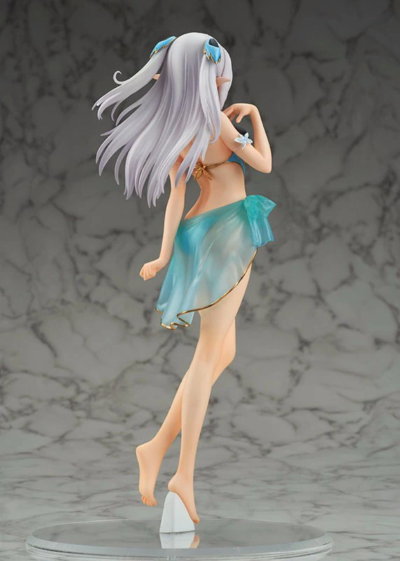 24cm Anime Pav Žaislas, Spindintis Ašmenys Herojės Allina maudymosi kostiumėlį, Elf Princesė PVC Veiksmų Skaičius, Žaislų Kolekcijos Modelis Žaidimas Lėlės Modelis 0