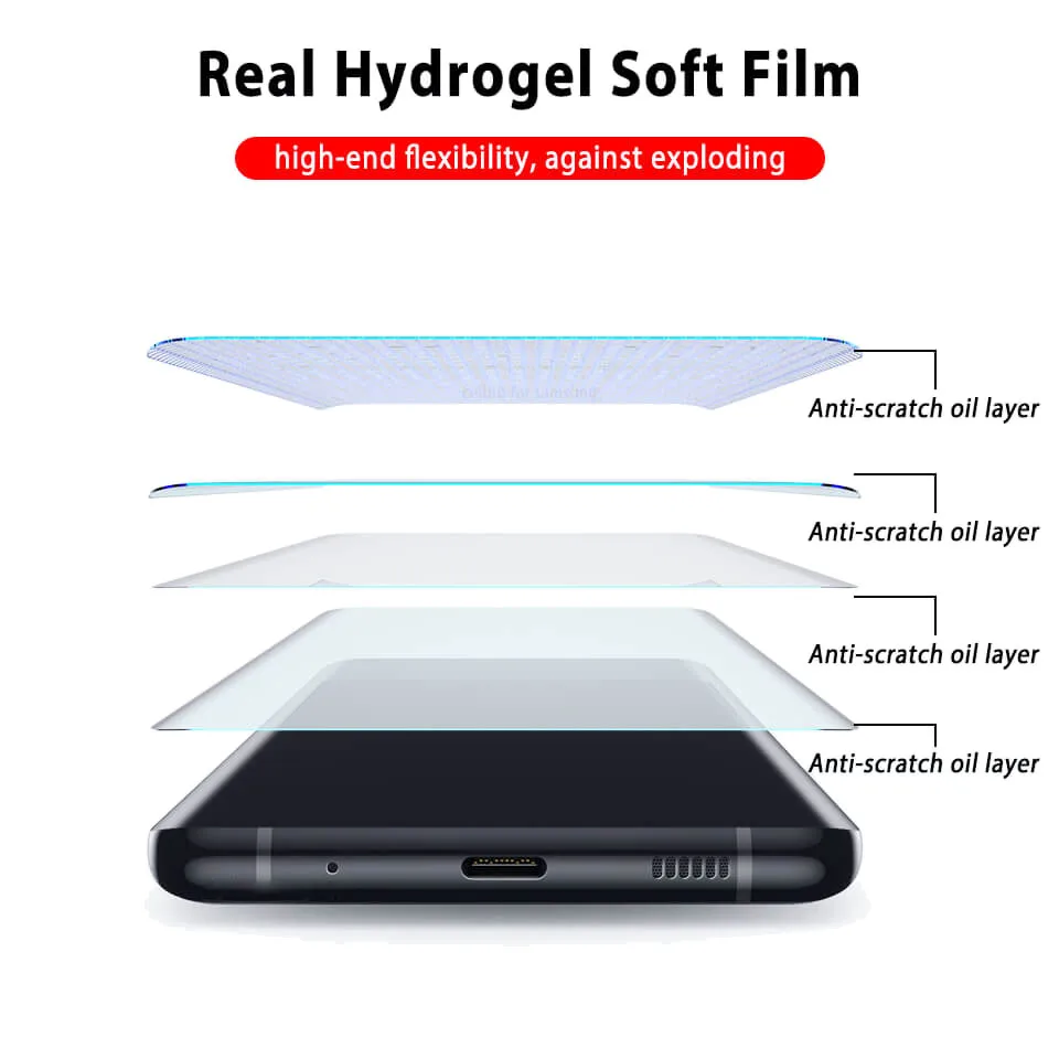 999D 3Pcs Samsung Galaxy A51 A31 A41 A71 A01 Core A30s A50 Apsauginis Stiklas Hidrogelio Filmas Apie Samsun 51 Screen Protector, 3D 1