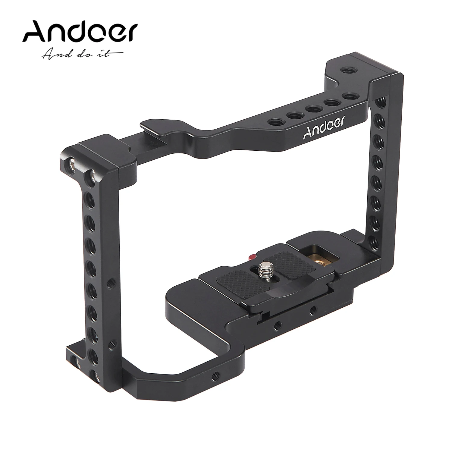 Andoer Kamera Narve, Video, Kino Filmų kūrimo Stabilizatorius Aliuminio Lydinio Batų Kalno Sony A6500/A6400/A6300/A6000/NEX7 Fotoaparatas 3