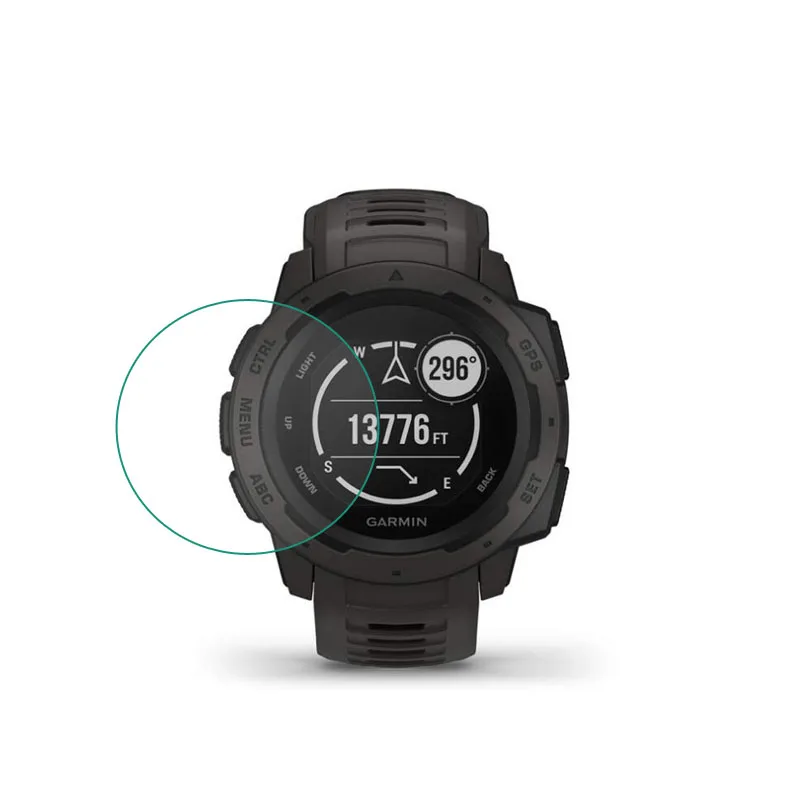 Grūdintojo Stiklo Apsauginė Plėvelė Aišku Guard Apsaugos Garmin Instinktas GPS Sportas Žiūrėti Smartwatch Screen Protector Cover 2