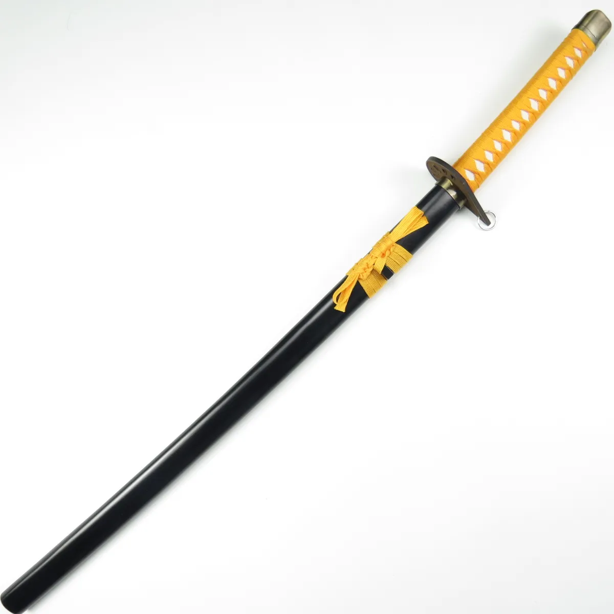 [Juokingi] 100cm Cosplay, Anime Bleach ginklas Tousen Kaname medinis Kardas Katana modelis Kostiumas šalis Anime rodo Japonijos samurajų kardu 4