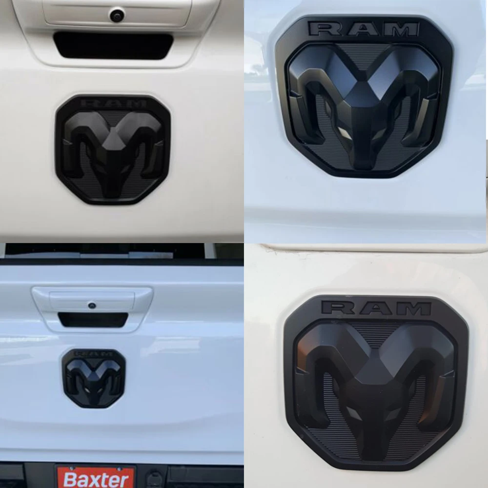 Taikoma Naujų Dodge RAM Logotipas Uodega Dėžutės Etiketės 1500 Sukilėlių 3D Asmenybės Avių galva Ženklinimo Automobilių Stilius Ženklelis 0