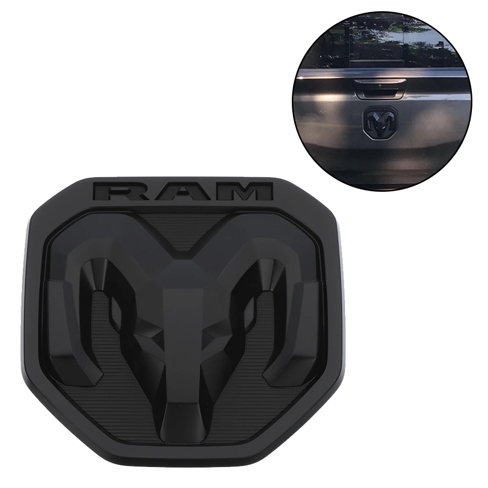 Taikoma Naujų Dodge RAM Logotipas Uodega Dėžutės Etiketės 1500 Sukilėlių 3D Asmenybės Avių galva Ženklinimo Automobilių Stilius Ženklelis 4