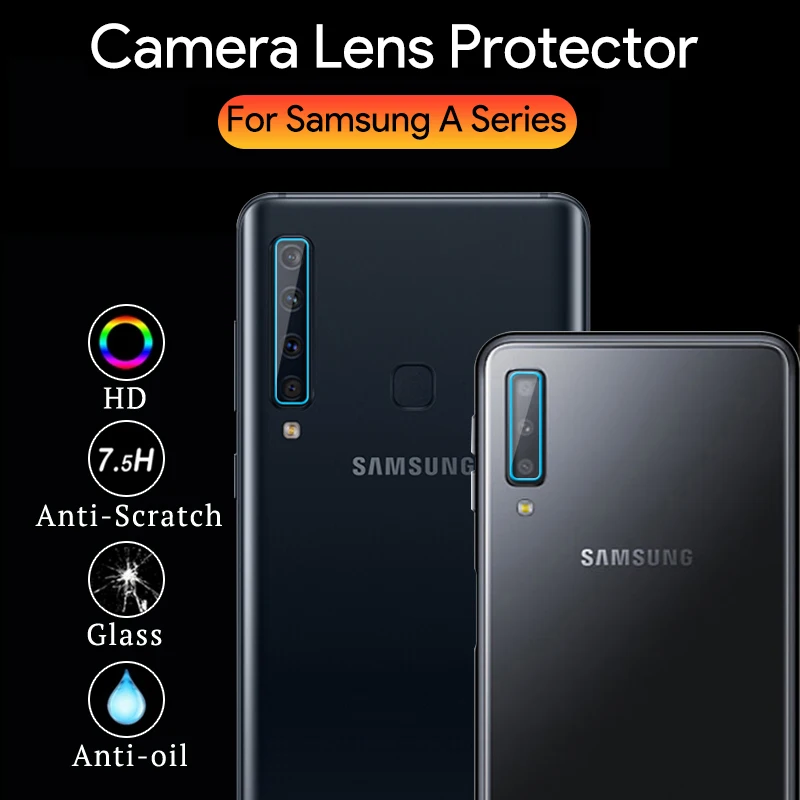 2 vnt! Telefonas Objektyvo Stiklo Samsung Galaxy A50 S8 S9 A7 2018 S10 Plius A70 Lanksčios Kameros Objektyvo apsaugos Samsung Note 9 8 3
