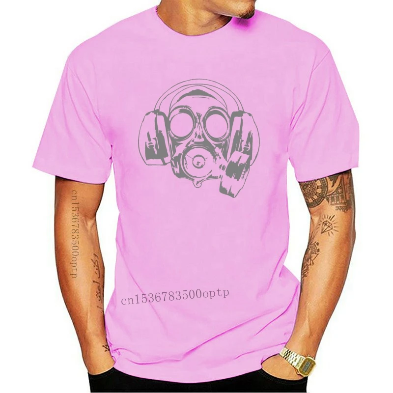 2020 Nauji Medvilniniai Marškinėliai, Dujų Kaukė DJ T-Shirt -Visų Dydžių *Aukštos Kokybės* Mada, T-shirt 2