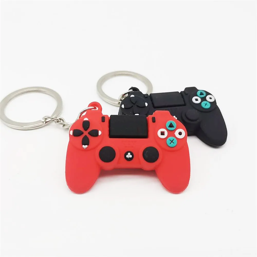 Žaidimų Mašina Keychain & paketų prižiūrėtojų raktinę Mielas Gamepad Draugu Kreiptuką Key Chain PS4 Žaidimų Konsolę Keychains Maišelį Automobilių Kabinti Raktų Žiedas 3
