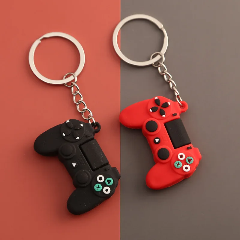 Žaidimų Mašina Keychain & paketų prižiūrėtojų raktinę Mielas Gamepad Draugu Kreiptuką Key Chain PS4 Žaidimų Konsolę Keychains Maišelį Automobilių Kabinti Raktų Žiedas 5