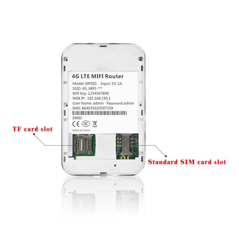 JHYZX MF904LCD Nešiojamų 4G LTE, WIFI Maršrutizatorių 150Mbps Judriojo Plačiajuosčio ryšio prieigos tašku SIM Atrakinta Wifi Modemas 2.4 G Bevielio Maršrutizatoriaus 5