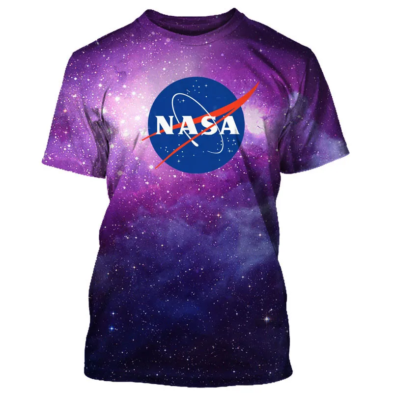 2021 Kosmosas Planetos Kosmoso Galaxy Astronautas 3D Atspausdintas T-Shirt harajuku Vyrų/moterų marškinėlius Mados dizaino marškinėliai Streetwear 2