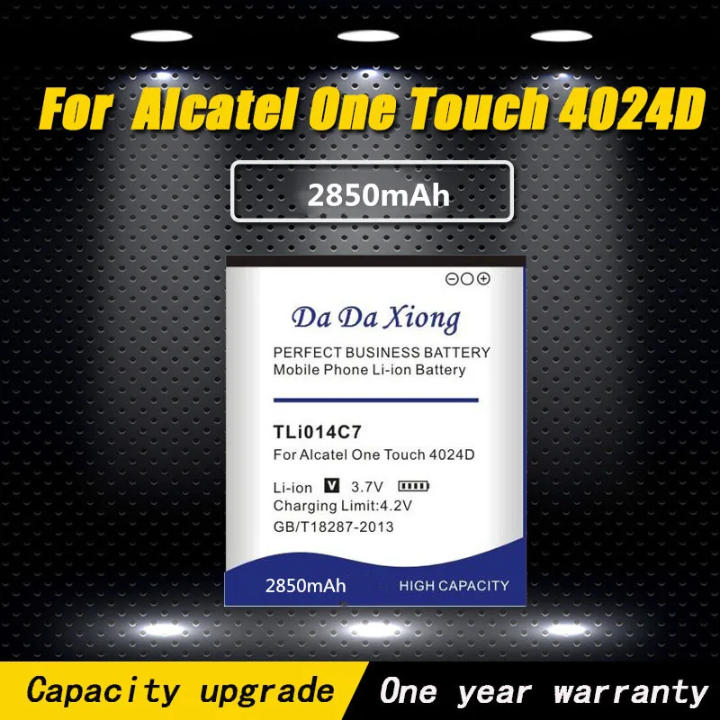 2850mAh Naują Atvykimo Modelis [ TLi014C7 ] Vidaus Baterija Alcatel OneTouch Pixi Pirmą 4024D Telefono Baterija 0