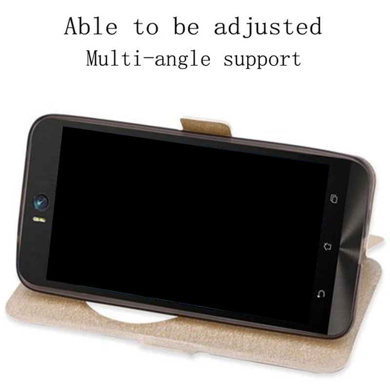 Luxury Smart View Window case For ASUS ZenFone Selfie ZD551KL Z00UD Atveju Dangtelį, apversti PU Odos Apvalkalas telefono atvejais galinį dangtelį 1