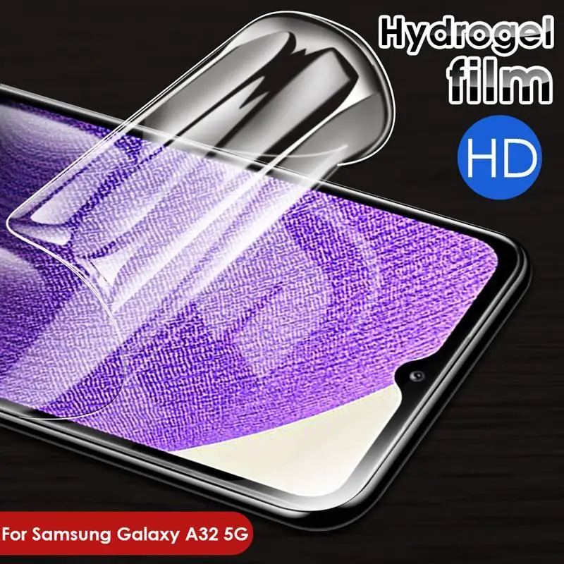 Pilnas draudimas Screen Protector For Samsung Galaxy A52 A42 A72 A12 A32 Hidrogelio Filmas 