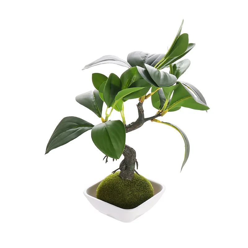 Modeliavimo Vazoninių Augalų Bonsai, Dirbtinės Žaliosios Kūrybos Dekoratyvinis Sodo Namų Dekoro Darbalaukio Balkonas Augalai Decoracion 3