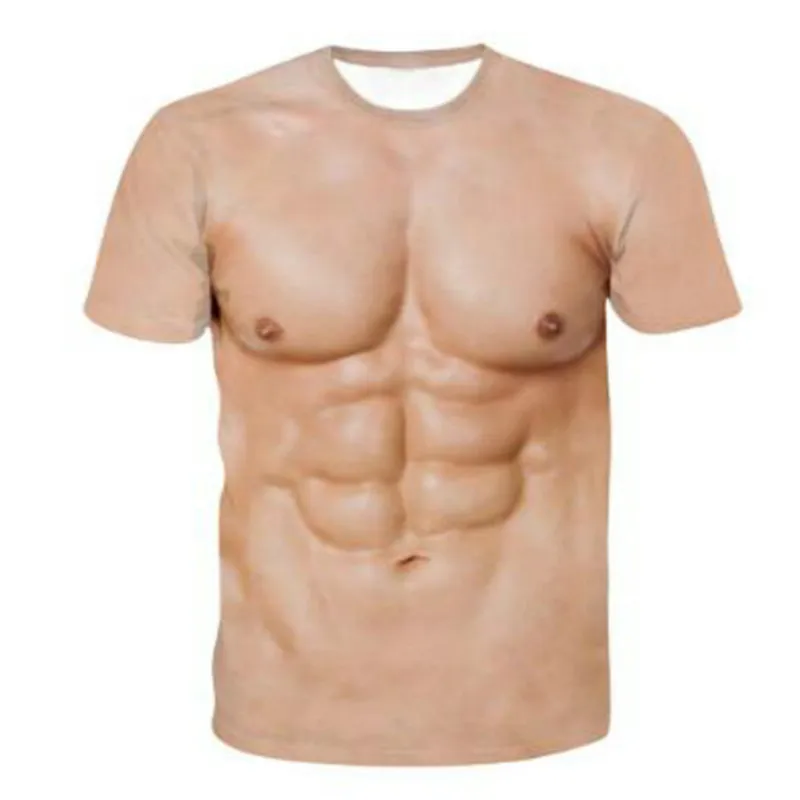 Vyrų raumenys O-kaklo trumparankoviai mados T-shirt spausdinimas 3D atsitiktinis marškinėliai atsitiktinis vyrų tendencija 2021 naujas vasaros 2