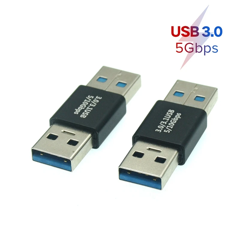 NAUJAS 5Gbps USB 3.0 Vyrų į Vyrų, Moterų USB3 Adapteris.0 ESU, kad AF Jungtis Jungtis Extender Konverteris, skirtas nešiojamas KOMPIUTERIS 3