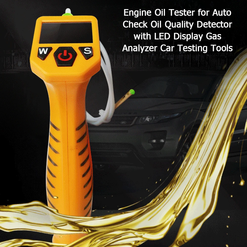 Kišeninis Skaitmeninis Variklio Alyva Testeriai Auto Patikrinkite Alyvos Kokybės Detektorius LED Ekranas, Dujų Analizatorius Automobilio Testavimo Įrankiai 1