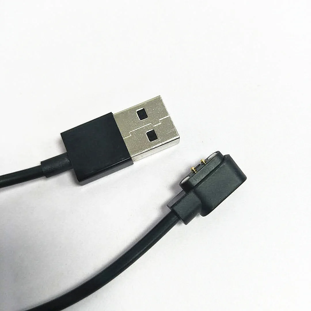 2pin Rankogaliai Įkrovimo Linija Smart Žiūrėti Magnetas Siurbimo Įkrovimo Kabelis 2-pin 2.84 mm USB Power Įkroviklio Laidai Avarinė Apsauga 1