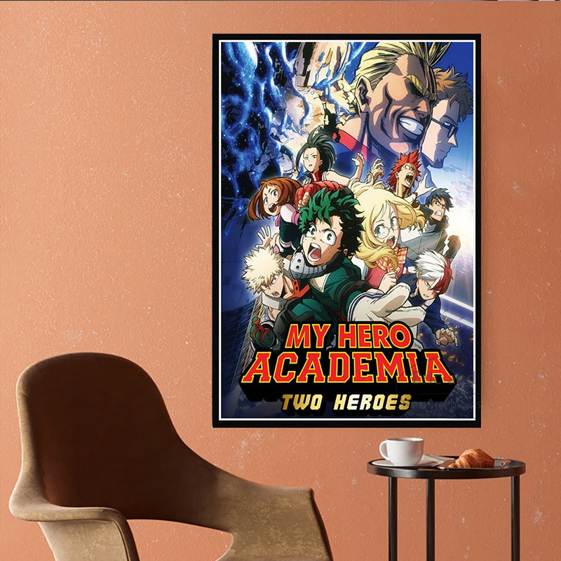 Akademinės bendruomenės Boku No Hero Mano Herojus Anime Plakatai ir Spausdina ant Sienos Drobės Tapybos Sienos Menas Nuotraukos Namų Puošybai be Rėmelio 2